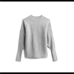 Calista ribbed mock neck sweater